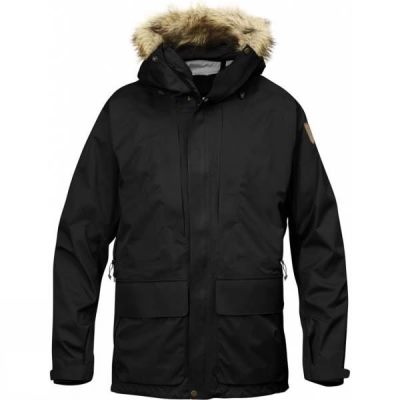 Parka Fjallraven Keb Eco-Shell Hombre - Negras - Chile NRT630429